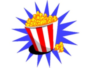 Sticker Custom Preview Image #063409 Food Drink Fast Food Popcorn14