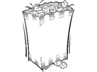 Sticker Custom Preview Image #063413 Food Drink Fast Food Popcorn Box Frame2