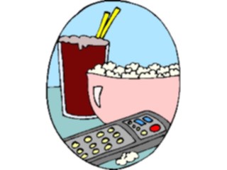 Sticker Custom Preview Image #063415 Food Drink Fast Food Popcorn Drink2