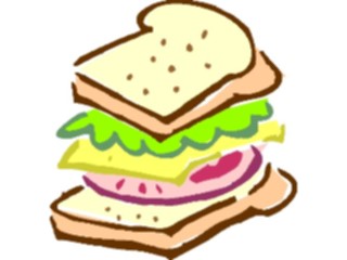 Sticker Custom Preview Image #063451 Food Drink Fast Food Sandwich07