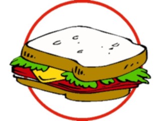 Sticker Custom Preview Image #063456 Food Drink Fast Food Sandwich12