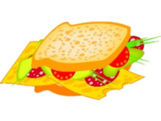 Sticker Custom Preview Image #063458 Food Drink Fast Food Sandwich14
