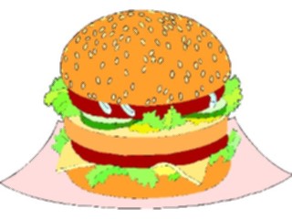 Sticker Custom Preview Image #063461 Food Drink Fast Food Sandwich17