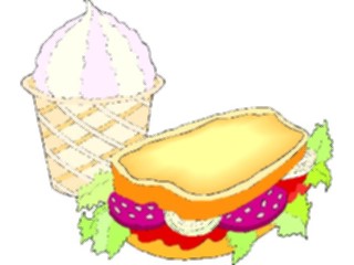 Sticker Custom Preview Image #063462 Food Drink Fast Food Sandwich18