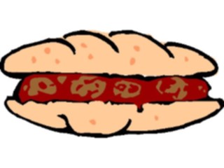 Sticker Custom Preview Image #063470 Food Drink Fast Food Sandwich Meatball