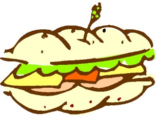 Sticker Custom Preview Image #063484 Food Drink Fast Food Sandwich Submarine07