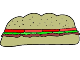 Sticker Custom Preview Image #063487 Food Drink Fast Food Sandwich Submarine10