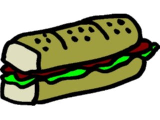 Sticker Custom Preview Image #063488 Food Drink Fast Food Sandwich Submarine11