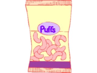 Sticker Custom Preview Image #063497 Food Drink Fast Food Snack Puffs