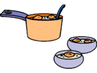 Sticker Custom Preview Image #063515 Food Drink Fast Food Soup Bowls