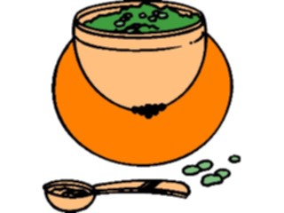 Sticker Custom Preview Image #063520 Food Drink Fast Food Soup Pea