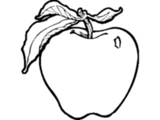 Sticker Custom Preview Image #063548 Food Drink Fruits Apple02