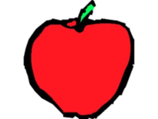 Sticker Custom Preview Image #063557 Food Drink Fruits Apple11