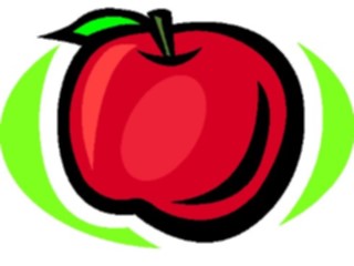 Sticker Custom Preview Image #063561 Food Drink Fruits Apple15