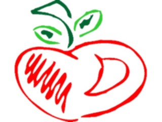 Sticker Custom Preview Image #063566 Food Drink Fruits Apple20