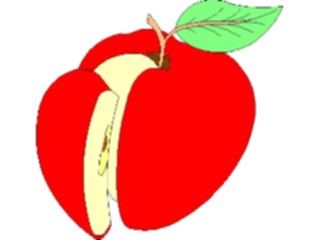 Sticker Custom Preview Image #063576 Food Drink Fruits Apple30