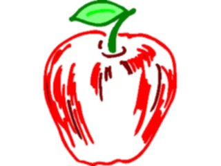 Sticker Custom Preview Image #063594 Food Drink Fruits Apple48