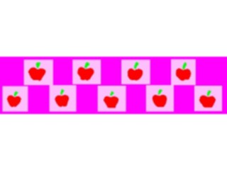 Sticker Custom Preview Image #063621 Food Drink Fruits Apple Border2