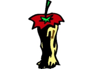 Sticker Custom Preview Image #063623 Food Drink Fruits Apple Core2