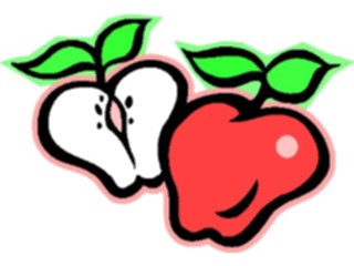 Sticker Custom Preview Image #063641 Food Drink Fruits Apples04