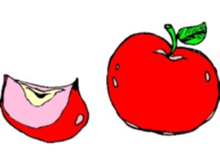 Sticker Custom Preview Image #063645 Food Drink Fruits Apples08