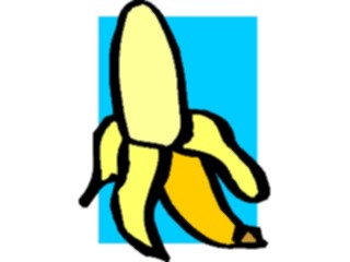 Sticker Custom Preview Image #063718 Food Drink Fruits Banana Peeled1