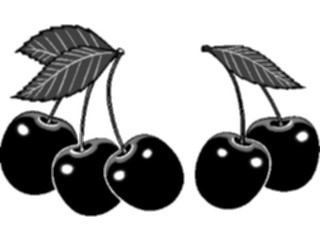 Sticker Custom Preview Image #063759 Food Drink Fruits Cherries01