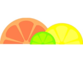 Sticker Custom Preview Image #063812 Food Drink Fruits Citrus Slices
