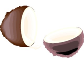 Sticker Custom Preview Image #063817 Food Drink Fruits Coconut4