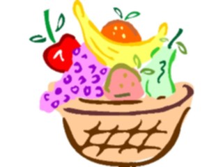 Sticker Custom Preview Image #063831 Food Drink Fruits Fruit Basket4