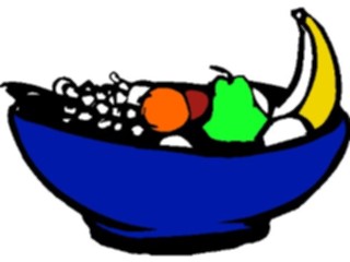 Sticker Custom Preview Image #063836 Food Drink Fruits Fruit Bowl01