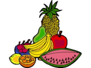 Sticker Custom Preview Image #063854 Food Drink Fruits Fruit Collage