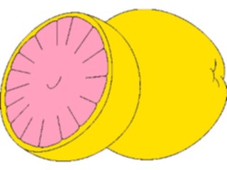 Sticker Custom Preview Image #063870 Food Drink Fruits Grapefruit6