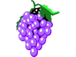 Sticker Custom Preview Image #063878 Food Drink Fruits Grapes05