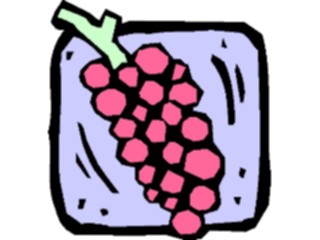 Sticker Custom Preview Image #063885 Food Drink Fruits Grapes12