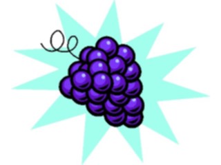 Sticker Custom Preview Image #063891 Food Drink Fruits Grapes18