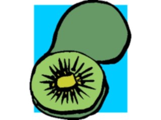 Sticker Custom Preview Image #063949 Food Drink Fruits Kiwi03