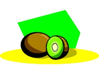 Sticker Custom Preview Image #063952 Food Drink Fruits Kiwi06