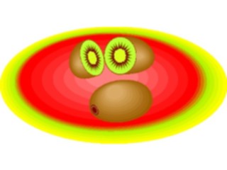 Sticker Custom Preview Image #063954 Food Drink Fruits Kiwi08