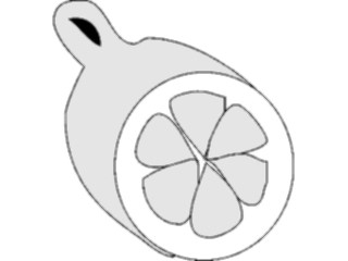 Sticker Custom Preview Image #063962 Food Drink Fruits Lemon06