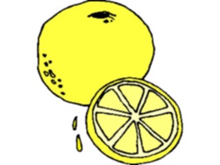 Sticker Custom Preview Image #063974 Food Drink Fruits Lemon18