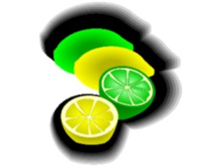 Sticker Custom Preview Image #063980 Food Drink Fruits Lemon Lime3