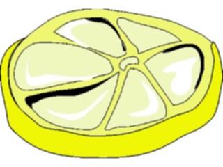 Sticker Custom Preview Image #063983 Food Drink Fruits Lemon Slice2