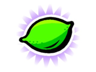 Sticker Custom Preview Image #064001 Food Drink Fruits Lime04