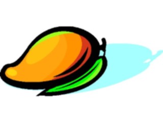 Sticker Custom Preview Image #064010 Food Drink Fruits Mango3