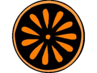 Sticker Custom Preview Image #064066 Food Drink Fruits Orange Slice7