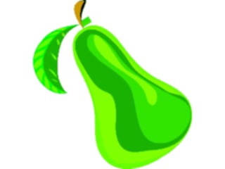 Sticker Custom Preview Image #064119 Food Drink Fruits Pear05