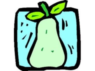 Sticker Custom Preview Image #064123 Food Drink Fruits Pear09