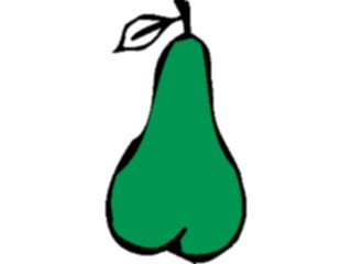 Sticker Custom Preview Image #064125 Food Drink Fruits Pear11