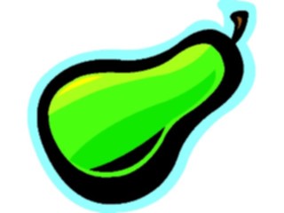 Sticker Custom Preview Image #064128 Food Drink Fruits Pear14